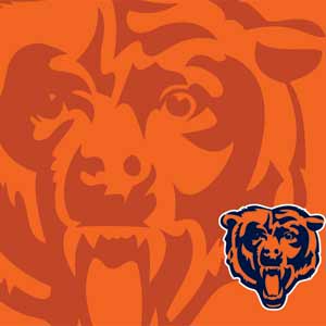 NFL Chicago Bears Double Vision Galaxy Buds Plus Skin